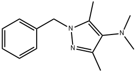 1-Benzyl-N,N,3,5-tetramethyl-1H-pyrazol-4-amine Struktur