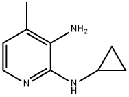 N2-Cyclopropyl-4-Methyl-2,3-pyridinediaMine Struktur