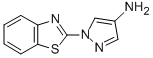 Benzothiazole, 2-(4-aminopyrazol-1-yl)- (8CI) Struktur