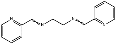 N,N'-bis(2-pyridylmethylene)ethylenediamine Struktur