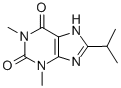 1,3-Dimethyl-8-isopropyl-7H-purine-2,6(1H,3H)-dione Struktur