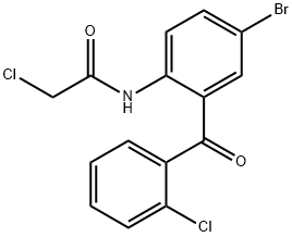 N-[4-Bromo-2-(2-chlorobenzoyl)phenyl]-2-chloroacetamide Struktur