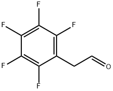 2-(perfluorophenyl)acetaldehyde Struktur