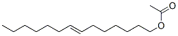 (E)-tetradec-7-enyl acetate Struktur