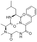 (2Z)-3-フェニル-N-メチルシクロ(Dha-Gly-N-メチル-L-Ala-L-Leu-)