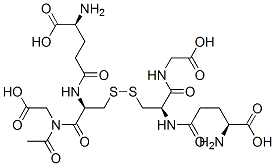 N-アセチルグルタチオン 化學構造式