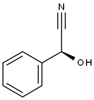 (S)-Hydroxyphenylacetonitrile Structure