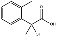 BENZENEACETIC ACID, A-HYDROXY-A,2-DIMETHYL- Struktur