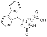 N-(9-FLUORENYLMETHOXYCARBONYL)GLYCINE- Struktur