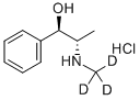 (1R,2S)-(-)-EPHEDRINE-D3 HCL (N-METHYL-D3) Struktur