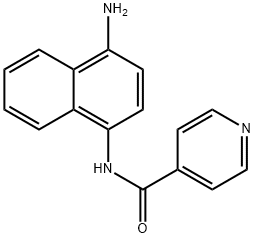 N-(4-Amino-1-naphthalenyl)-4-pyridinecarboxamide Struktur