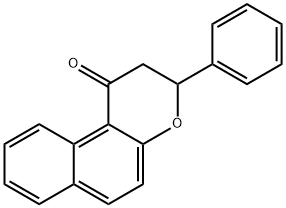 BETA-NAPHTHOFLAVANONE Struktur