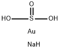 sulphurous acid, gold sodium salt Struktur