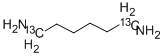 HEXAMETHYLENE-1,6-13C2-DIAMINE Struktur