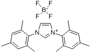 1,3-BIS(2,4,6-TRIMETHYLPHENYL)-IMIDAZOLIDINIUM-TETRAFLUOROBORATE Structure