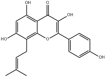 Desmethylanhydroicaritin Struktur