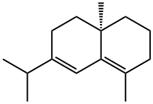 [R,(+)]-2,3,4,4a,5,6-Hexahydro-1,4a-dimethyl-7-(1-methylethyl)naphthalene Struktur