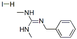 2-benzyl-1,3-dimethylguanidine monohydriodide  Struktur