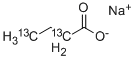 SODIUM BUTYRATE-2,4-13C2 Struktur