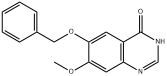 7-Methoxy-6-benzyloxyquinazolin-4-one Struktur