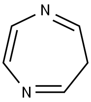 6H-1,4-Diazepine Struktur