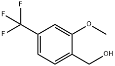 2-METHOXY-4-(TRIFLUOROMETHYL)BENZYL ALCOHOL Struktur