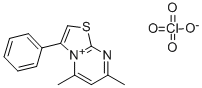 5,7-Dimethyl-3-phenylthiazolo(3,2-a)pyrimidine perchlorate Struktur