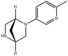 2,5-Diazabicyclo[2.2.1]heptane,2-(6-methyl-3-pyridinyl)-,(1R,4R)-(9CI) Struktur