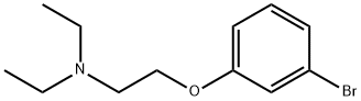 3-(2-DIETHYLAMINO)ETHOXY-BROMOBENZENE Struktur