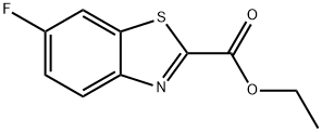 2-Benzothiazolecarboxylicacid,6-fluoro-,ethylester(9CI) Struktur