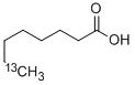 Caprylic  acid-8-13C Struktur