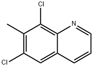 6,8-Dichloro-7-methylquinoline Struktur