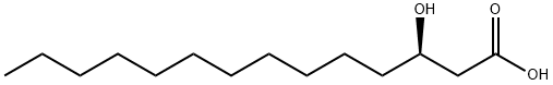 3-HYDROXYTETRADECANOIC ACID Structure