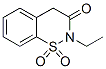 2-Ethyl-2H-1,2-benzothiazin-3(4H)-one 1,1-dioxide Struktur