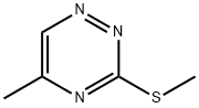 5-Methyl-3-(methylthio)-1,2,4-triazine Struktur