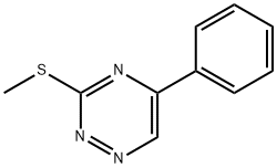 3-methylsulfanyl-5-phenyl-1,2,4-triazine Struktur