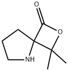 2-Oxa-5-azaspiro[3.4]octan-1-one,3,3-dimethyl-(9CI) Struktur