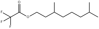 Trifluoroacetyl-3,7-dimethyloctanol Struktur