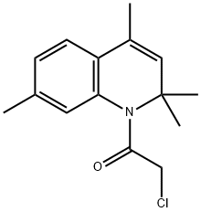 2-CHLORO-1-(2,2,4,7-TETRAMETHYL-2H-QUINOLIN-1-YL)-ETHANONE Struktur