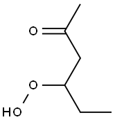 2-Hexanone, 4-hydroperoxy- (9CI) Struktur