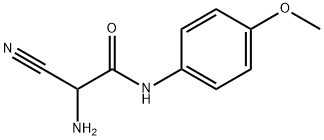 2-AMINO-2-CYANO-N-(4-METHOXY-PHENYL)-ACETAMIDE Struktur