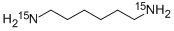HEXAMETHYLENEDIAMINE-15N2  98+ ATOM % 1& Struktur