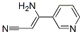 2-Propenenitrile,3-amino-3-(3-pyridinyl)-,(2Z)-(9CI) Struktur