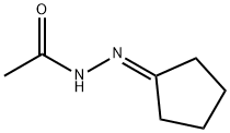 ACETIC ACID CYCLOPENTYLIDENE-HYDRAZIDE Struktur