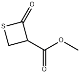 3-Thietanecarboxylicacid,2-oxo-,methylester(9CI) Struktur