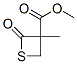 3-Thietanecarboxylicacid,3-methyl-2-oxo-,methylester(9CI) Struktur