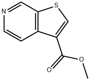 Thieno[2,3-c]pyridine-3-carboxylic acid, methyl ester (8CI) Struktur