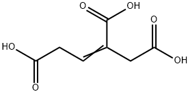 (E)-2-Butene-1,2,4-tricarboxylic acid Struktur