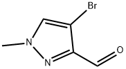 4-BROMO-1-METHYL-1H-PYRAZOLE-5-CARBALDEHYDE Struktur