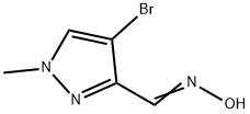 4-Bromo-1-methyl-1H-pyrazole-3-carbaldehyde oxime Struktur